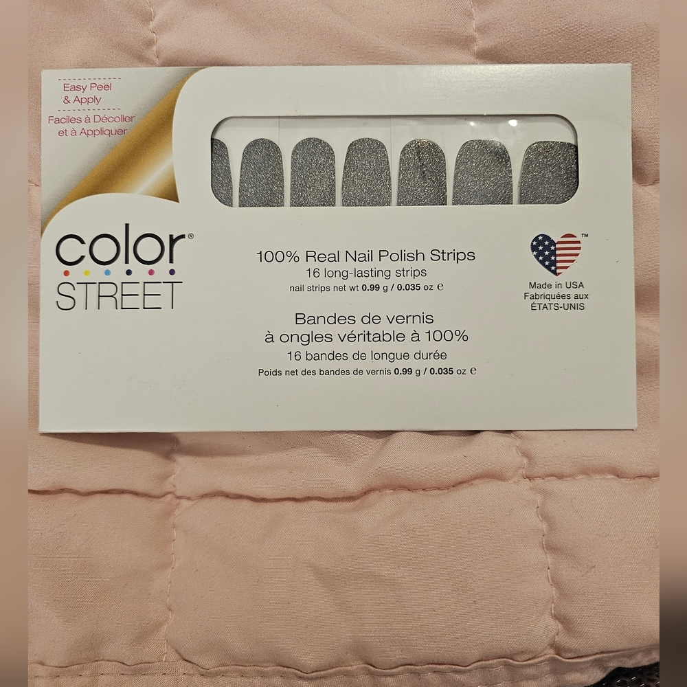 Color Street Silver Nail Polish Strips